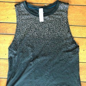 Aviva girls size 10 black, sleeveless shirt